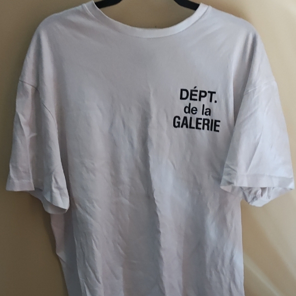 Gallery Dept White Short Sleeve Tee